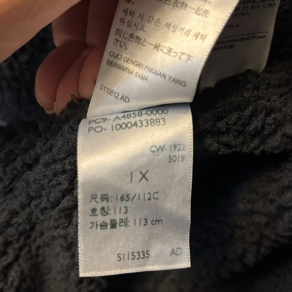 Levi’s 90s Sherpa Trucker Jacket Black Denim NWT 1X - Picture 12 of 14